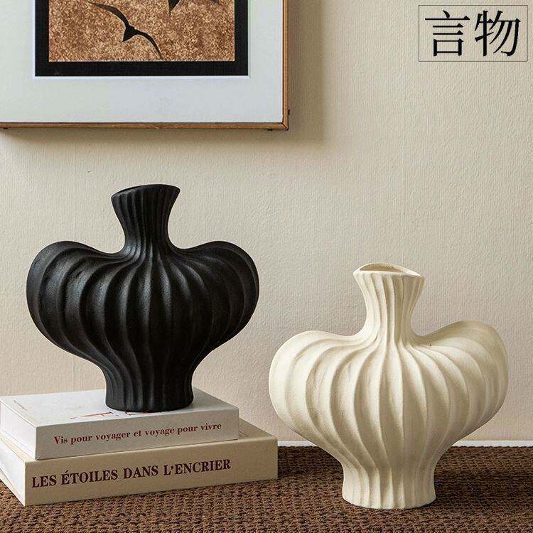 塑料艺术仿陶瓷花级感摆件客厅插花侘寂风水培鲜花众桌面装饰