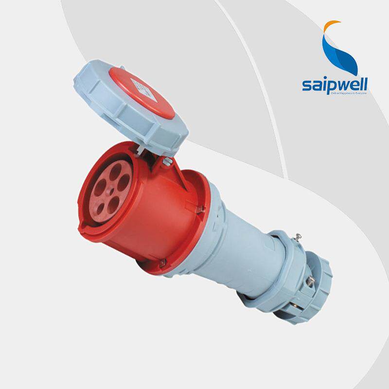 4P 63A 400V连接器 4极防水防溅工业插头SP1117 工程用连接器