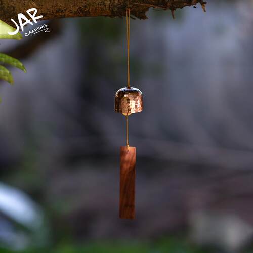 JAR CAMPING罐子户外紫铜锤纹风铃纯手工铃铛礼物帐篷天幕挂件