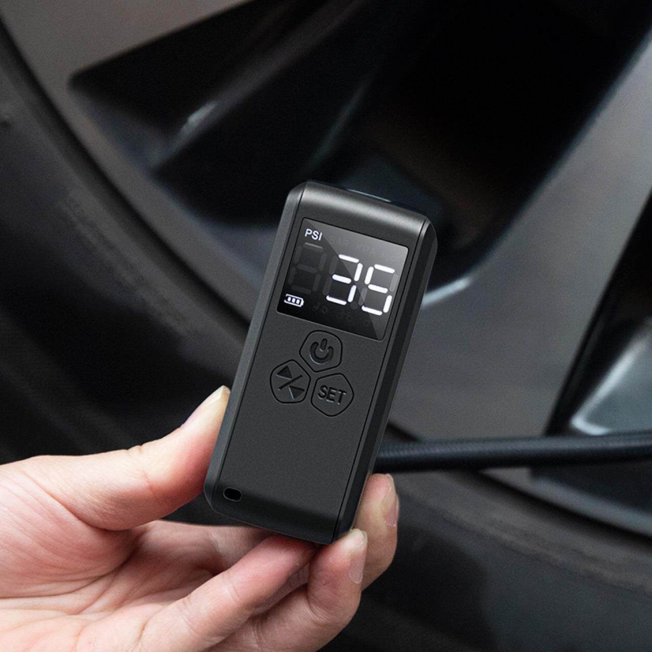 德国品质新款跨境小尺寸迷你自行车充气泵汽车摩托车轮胎充气泵