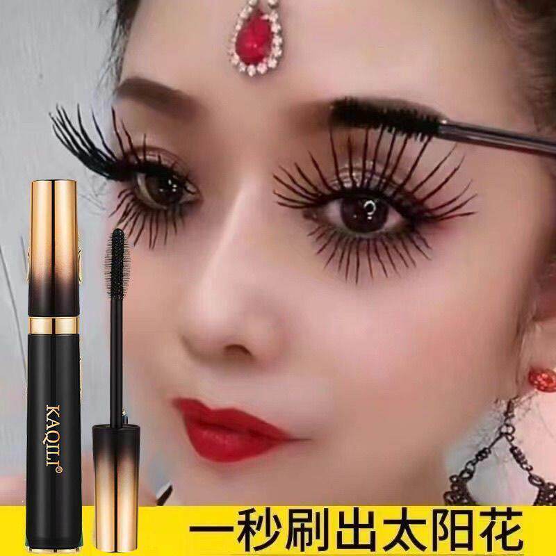 巨长!卡琪丽乌斯玛草纤翘睫毛膏自然防水加密防汗持久浓密不晕染