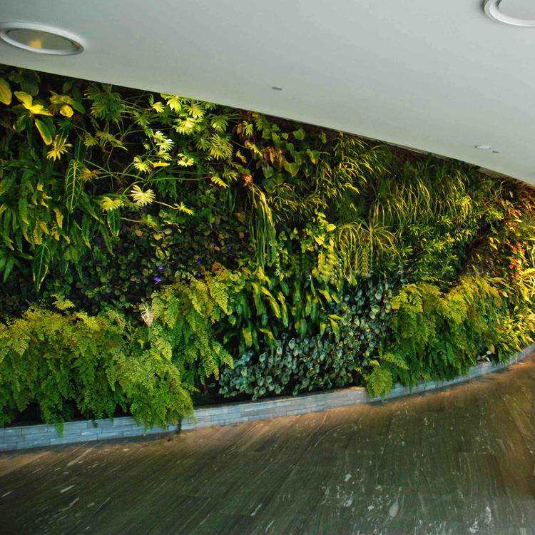 仿真植物墙草坪室内外装饰绿植墙人造阻燃绿色植物墙可阻燃设计