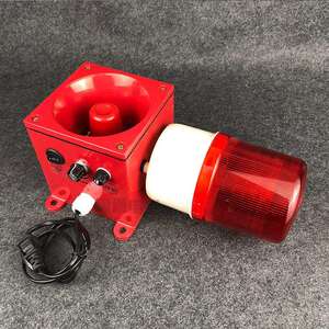 WJ-6工业一体化声光报警器WJ-8A户外矿用天车行车船用警示灯喇叭