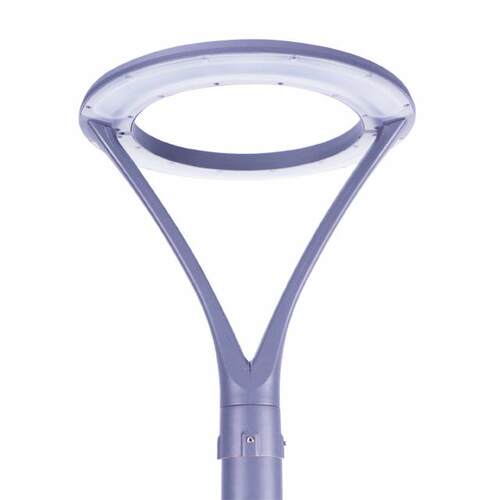 ZOLAI 压铸工厂30w60w双撑杆环形led庭院灯头 led公园灯