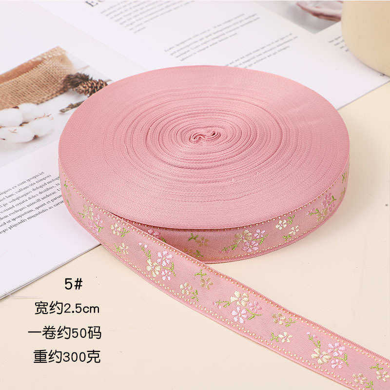 现货2.5cm提花织带 窗帘沙发垫家居装饰花边  鞋帽工艺品配饰辅料,居家布艺,花边,淘宝优惠券,粉丝福利购,淘宝优惠卷