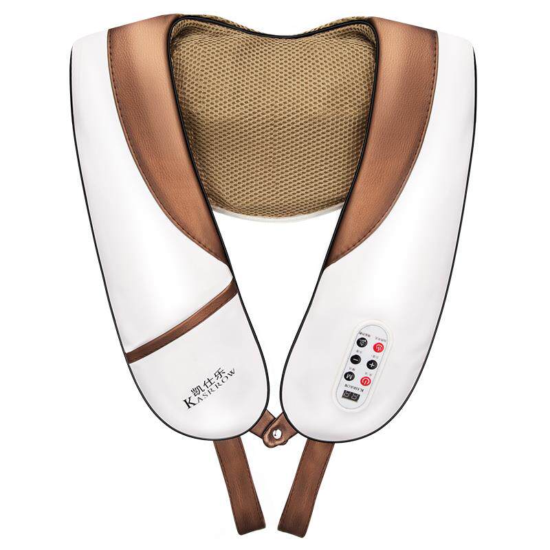 高档凯仕乐肩颈按摩器仪颈礼椎腰部肩膀家敷艾灸用捶打敲热打披肩
