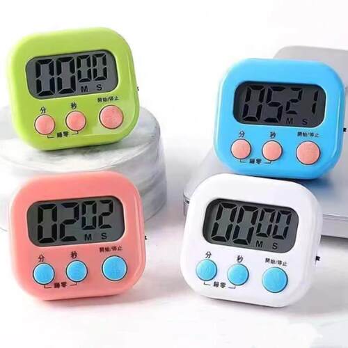 Kitchen Magnetic Timer with Count Up/Count Down and On/Off S