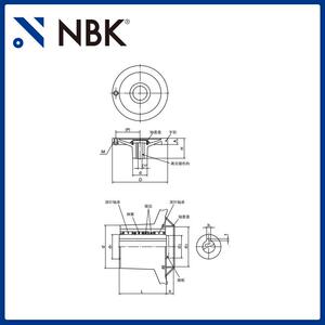 NBK HCH铝合金制盘式手轮内置HCH离合器机构140~160 机械厂家直供