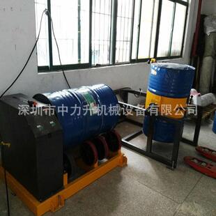 不锈钢电动油桶翻转器 旋转器搅拌油桶机Y600A单油桶滚筒器