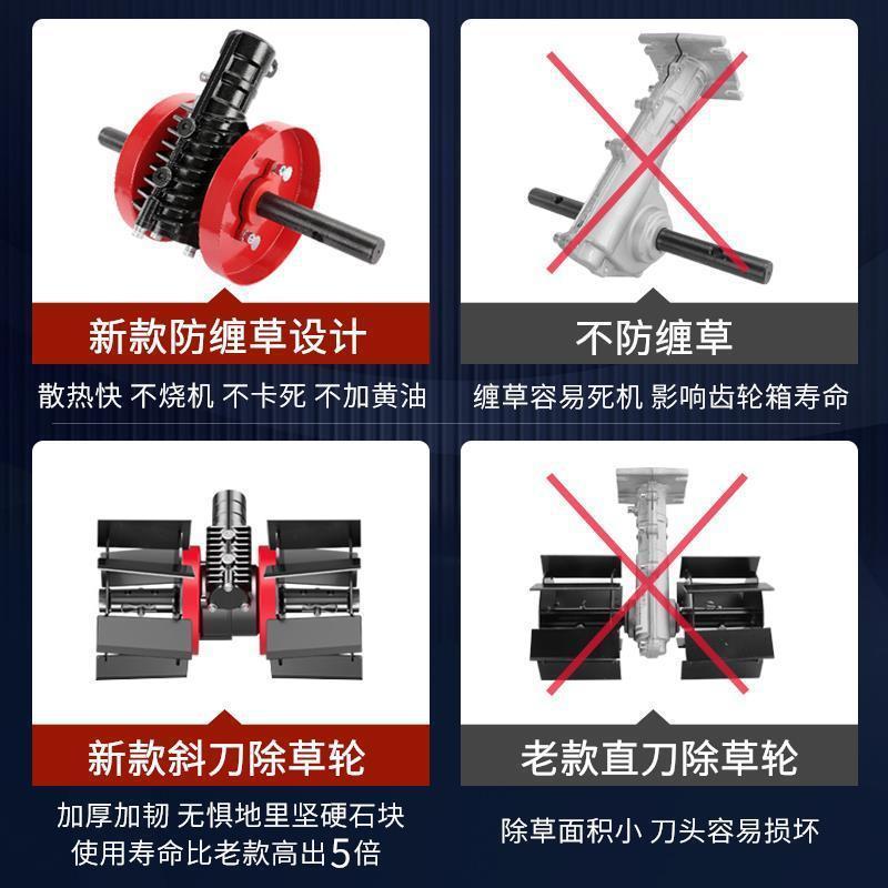 割草机四冲程背负式小型多功能汽油开荒农用打除草松土机家用进口