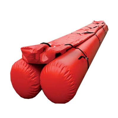 抗洪抢险1.5米橡胶式挡水坝红色可折叠式软体堵水墙挡水墙