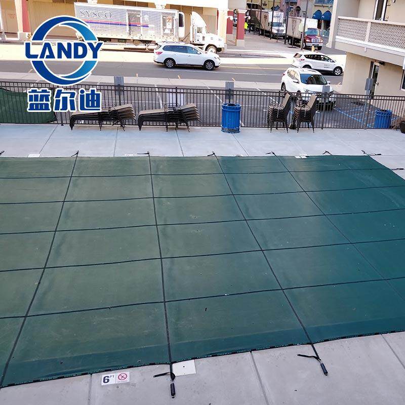 恒温泳池保温安全网罩 防尘保温盖布 PP泳池保洁盖 厂家现货