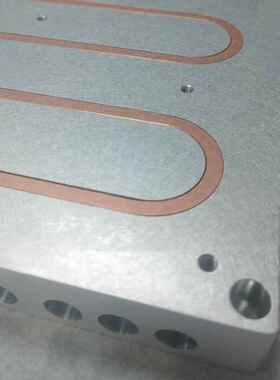 铝型材铜管压N式水冷板散热器CCHW-SLSIN液大功率静管音冷板可仿