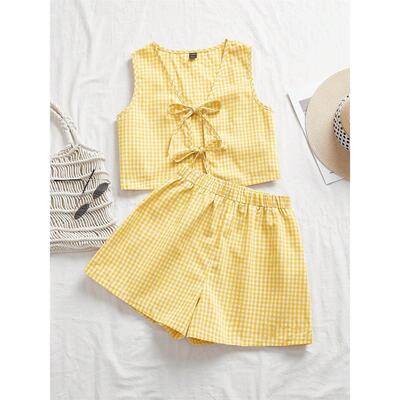 Tank top shorts 2-piece set top
