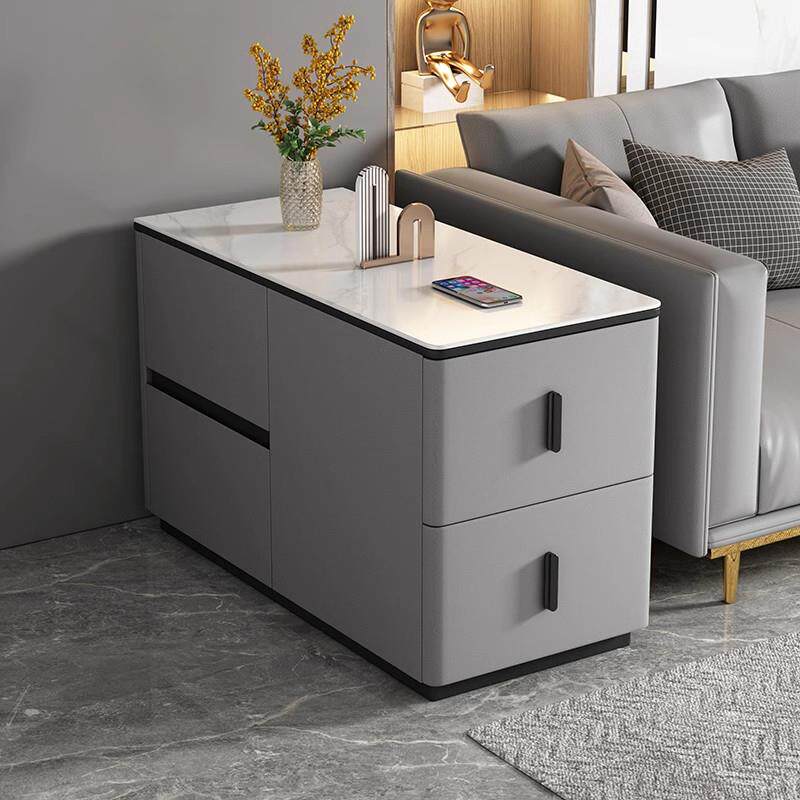 2025新款落地沙发边柜轻奢高级感实木小型夹缝简约现代边几侧边柜