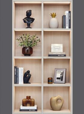 样板间简约软装饰品客厅书柜彷真花陶瓷玻璃桌面家居摆饰ZH3917