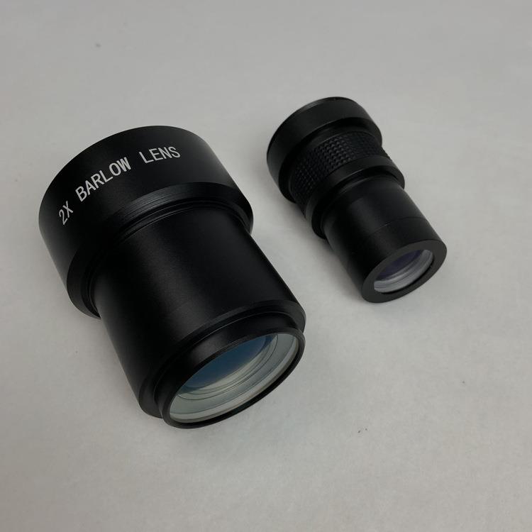 天文望远镜配件2倍2x增倍镜巴洛镜Barlow光学镜片2英寸50.8mm