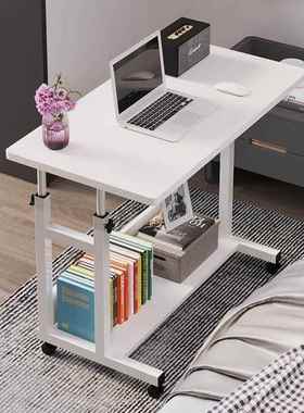 简约升降床宿舍上小HBM子家用懒人电脑桌桌边桌简易台式床可移动