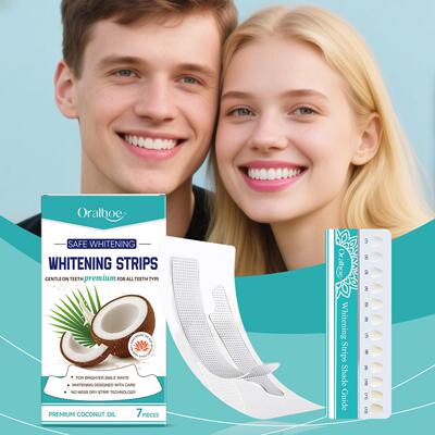 ORALHOE Teeth Whitening Strips: Gentle ingredients clean tee