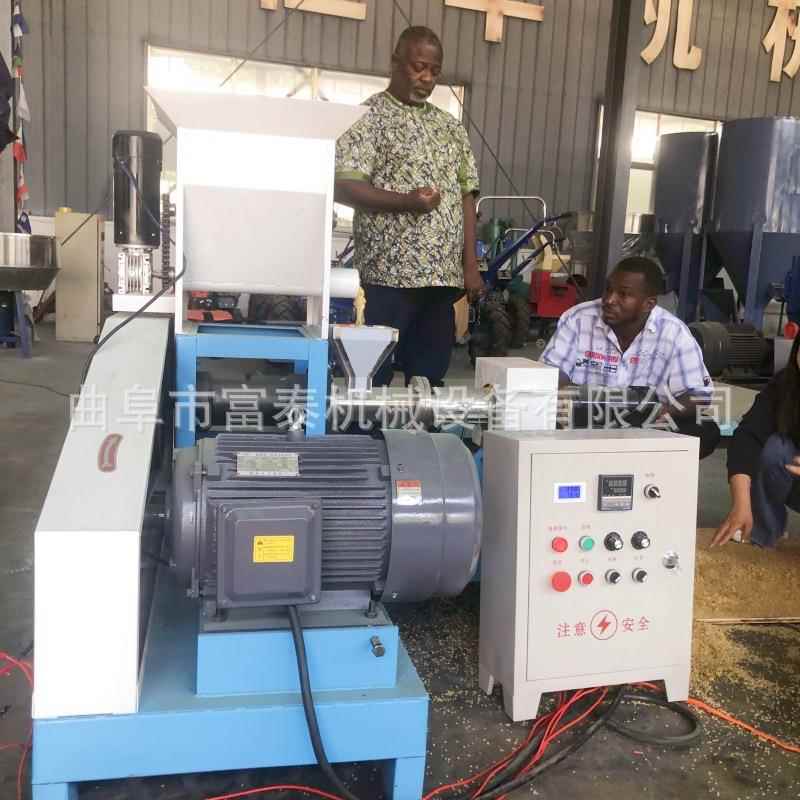 非洲水产养殖饲料膨化机鱼饲料颗粒膨化机全自动猫粮狗粮膨化设备