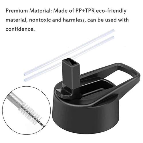 Replace Straw Flip Lid Flex Cap for Hydro Water Bottle Flask