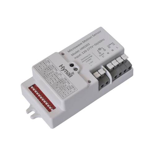 120-277V AC输入 一体式 1-10v 调光器 雷达感应开关 调光开关