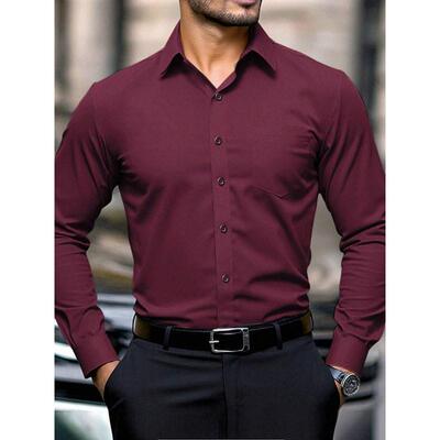 U 79485 Formal men's long sleeve shirt 商务正装士长袖衬衫
