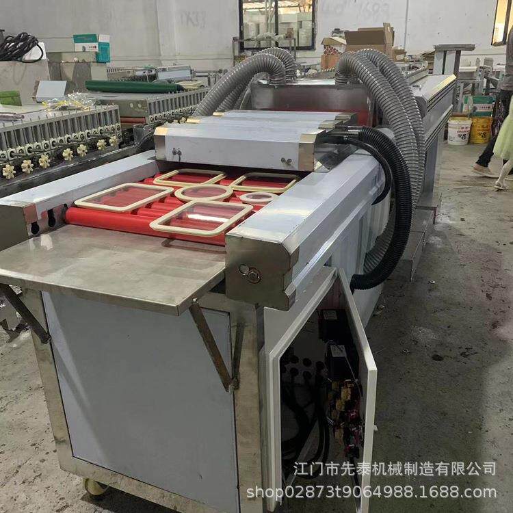 工业圆形玻璃盖清洗机 餐具保鲜盖毛刷清洗烘干机