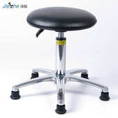 洁喆防静电升降皮革椅无尘车间实验室学校防静电可旋转登子