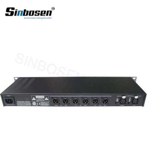 专业2进6出数字音频处理器舞台演出混响均衡效果器分频信号反馈