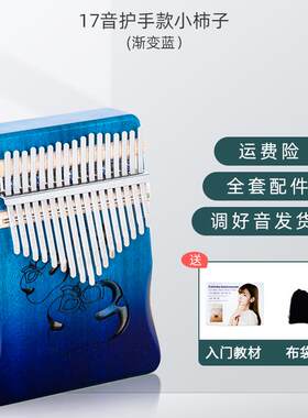 高档卡巴拇指琴正品21音小型乐适合女生的简器单易手学网红林指琴