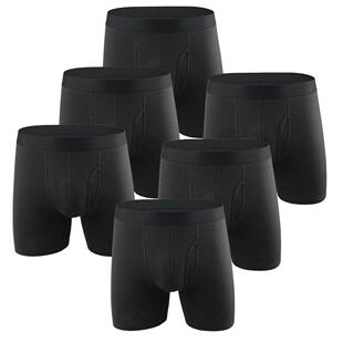 Boys cotton plus size underwear boxer briefs men大码男式内裤