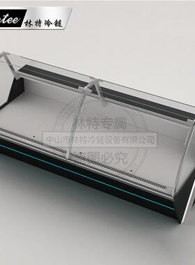 林特卤菜鸭脖冷藏熟食保鲜卧式展示柜制冷设备