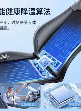 2025AYQ新款通风汽扇单车坐垫制吹风座椅垫按摩散热凉垫带风防滑