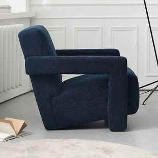 出口中东欧美单人休闲休沙酒发接待沙发设计师店款 布艺闲椅沙Loun