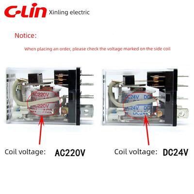 欣灵HHC68AL-2Z JQX-13F LY2 HH62P中间继电器 AC220V380V24V带灯