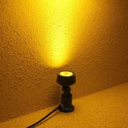 亮化工程防雨形大透镜投光灯53投小光灯外文旅巧精致方形le户d投