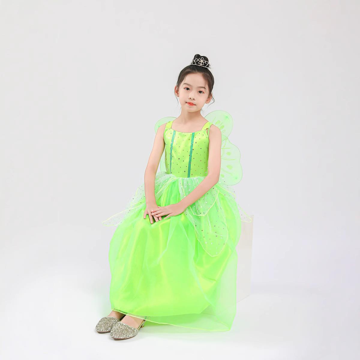 fairy performance role dress magic dress Bell dress girls