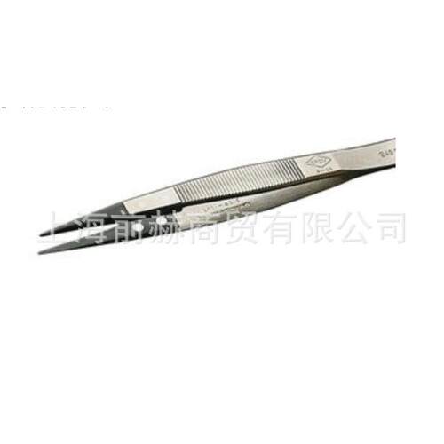 瑞士 Erem 镊子249SA直细尖头130mm防水合成PPS耐热镊子