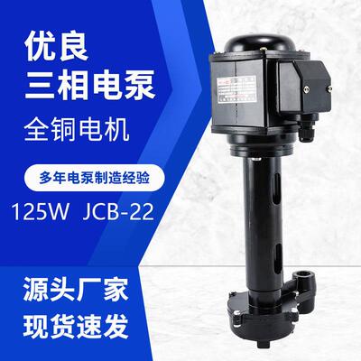 飞佳油泵厂家直供125WJCB-22150W三相380V冷却泵水泵循环电泵