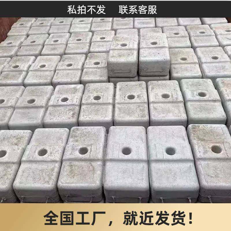 水泥配重吊篮块电动吊篮广告展台稳定施工方便厂家直销