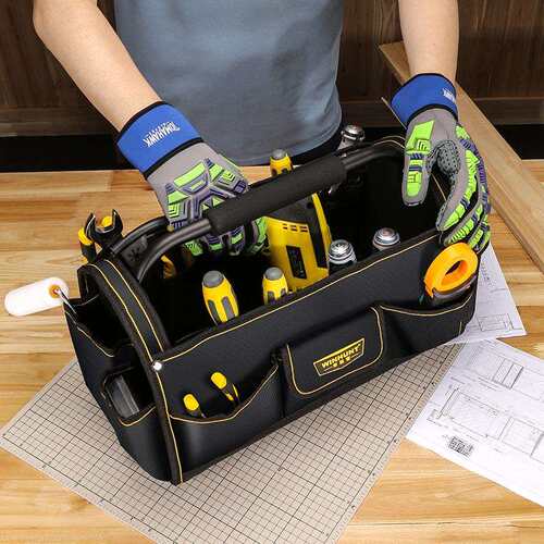 常胜客手提工具包多功能工具箱大容量电工包男专用木工工具袋大号
