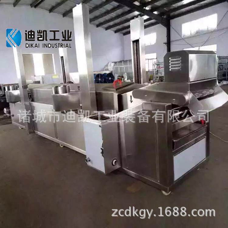 全自动鱼豆腐油炸机 鱼豆腐油炸设备 加热选择灵活