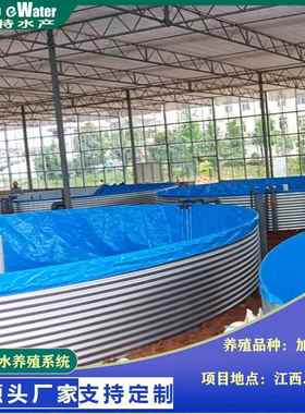 RAS海水淡水养鱼养虾水产养殖系统工厂化养殖循环水处理养殖系统