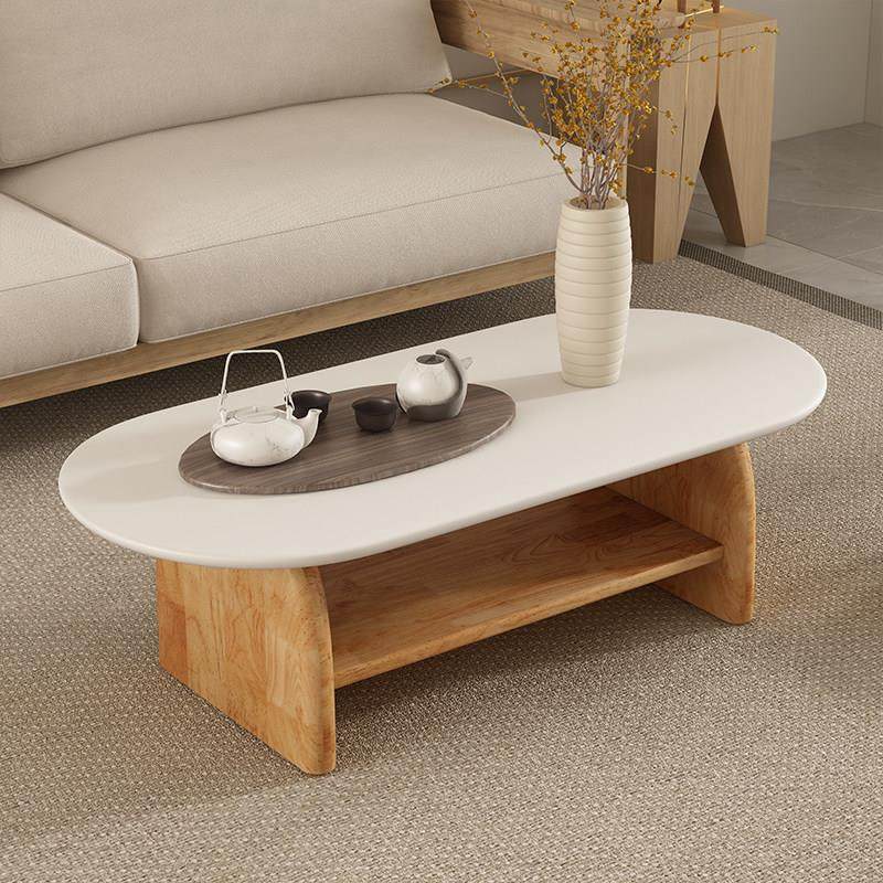 客厅2025新款实木奶油风茶几小户型家用阳台茶几桌极简创意矮茶桌,住宅家具,茶几,淘宝优惠券,粉丝福利购,淘宝优惠卷