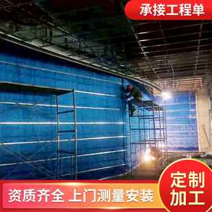 厂家4小时无机布折叠提升式防火卷帘无机布防火卷帘门