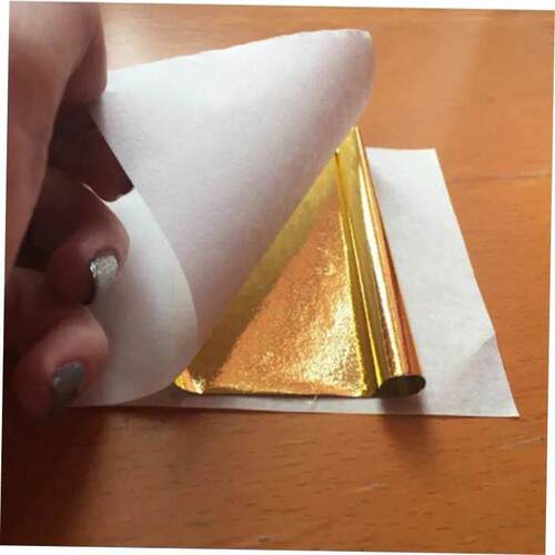 Gold Leaf Edible Gold Foil Sheets For Cake Decoration Facial