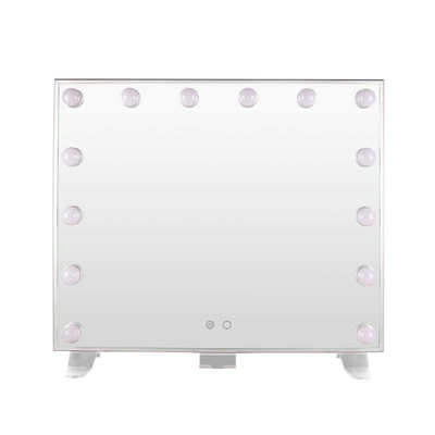 化妆镜14led光带调 三色智能化妆镜墙好莱坞灯泡挂带支架台式可