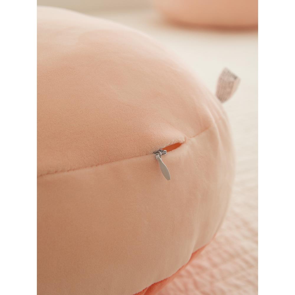 BC10ins风可爱毛绒猪猪鼻子抱枕坐垫车载用腰靠沙发客厅靠垫汽车