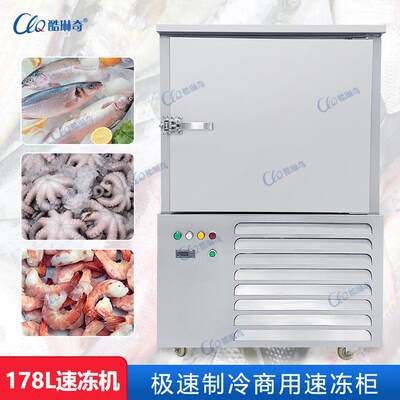 -5度食品低温4小型海鲜鱿鱼级带鱼子速冻柜饺包子速冻机CYLD-178